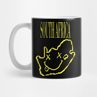 Vibrant South Africa x Eyes Happy Face: Unleash Your 90s Grunge Spirit! Mug
